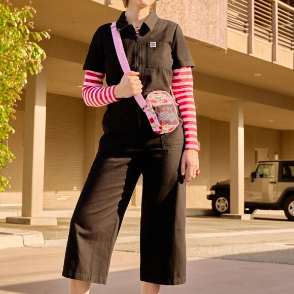 Lucy & Yak Ragan Cotton Jumpsuit Size 12 - Picture 4 of 11